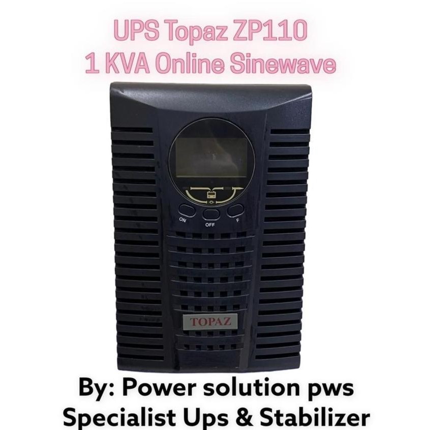 UPS PASCAL 1000VA / 800W ONLINE PURE SINEWAVE UPS DISPLAY Murah