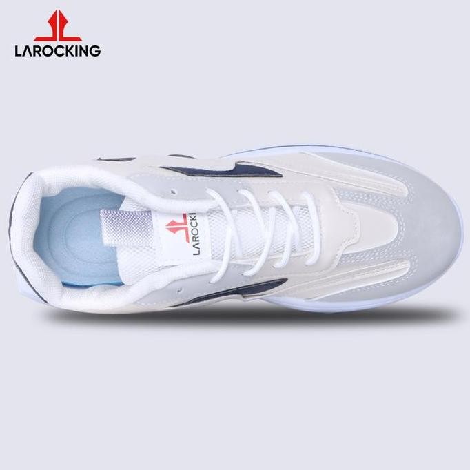 Larocking - Myth Putih Navy | Sepatu Sneakers Casual Gym