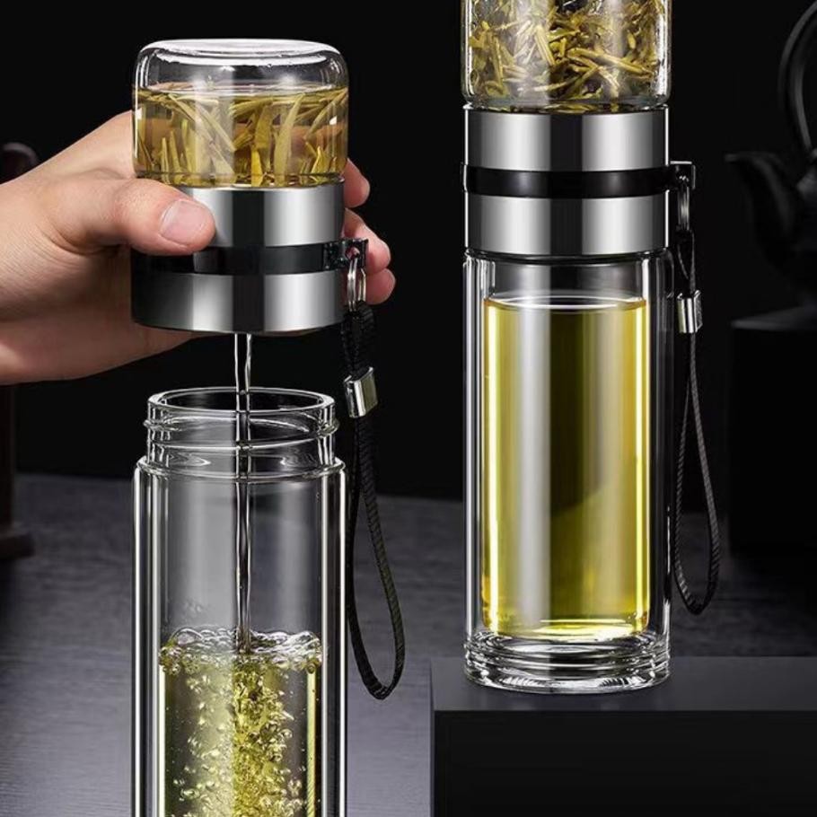 Botol Minum Penyaring Teh Tumblr Infuser Infused Water