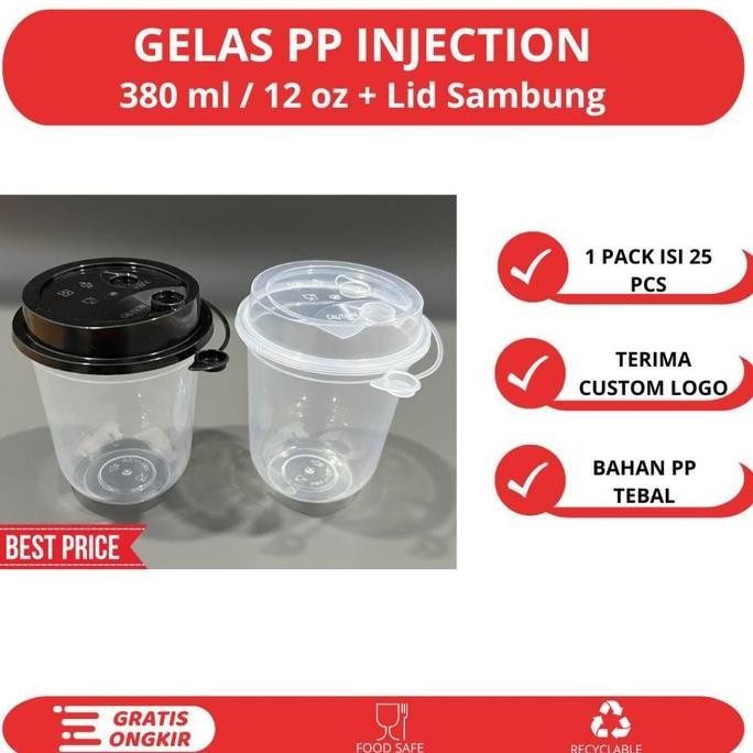 Thinwall Cup Injection Oval 380 ml 12 oz & 500 ml 16oz / 700ml 24 oz Datar / PP Cup Injection Reusab