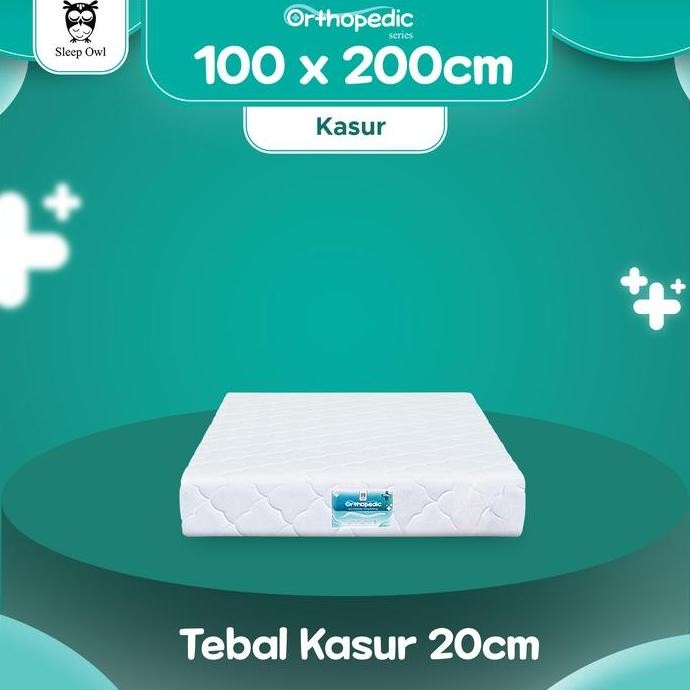 SLEEP OWL ORTHOPEDIC Kasur Busa Rebonded Zipper 100 x 200