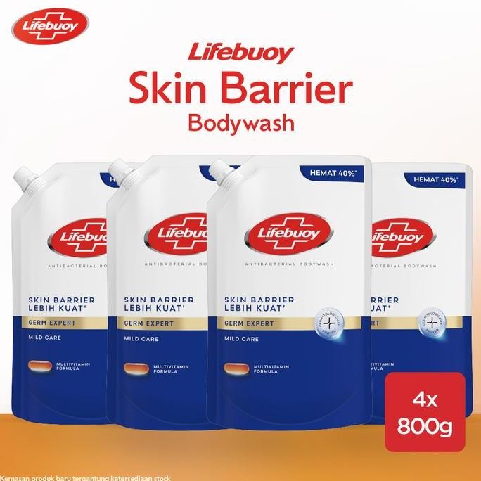 [BUY 2 GET 2] Lifebuoy Sabun Mandi Mild Care 800ml Pouch [FLASH SALE]