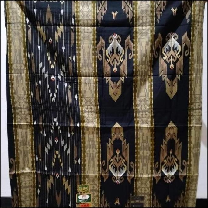 Promo Sarung Bhs Sge Hitam Limited Sutra Spunsilk 210 Gold Original
