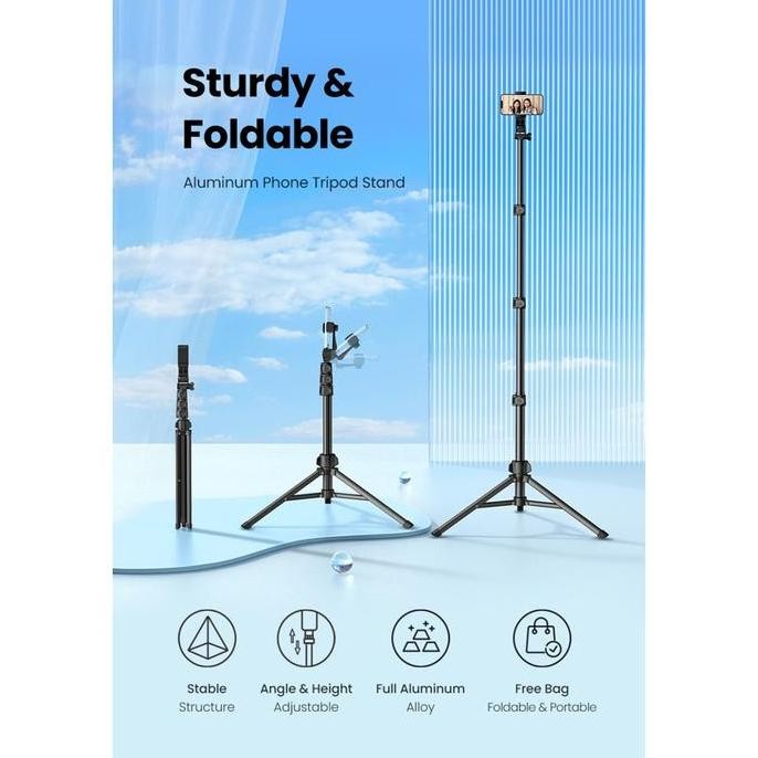 [ TERLARIS ] UGREEN Tripod Stand Dual HP Tablet Kamera SLR Original 100% Garansi Resmi Official Stor