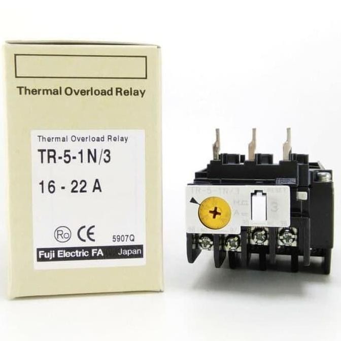 Thermal Overload Fuji Relay Overload TR-5-1N/3 Fuji Electric TR51N TR5IN TR-5