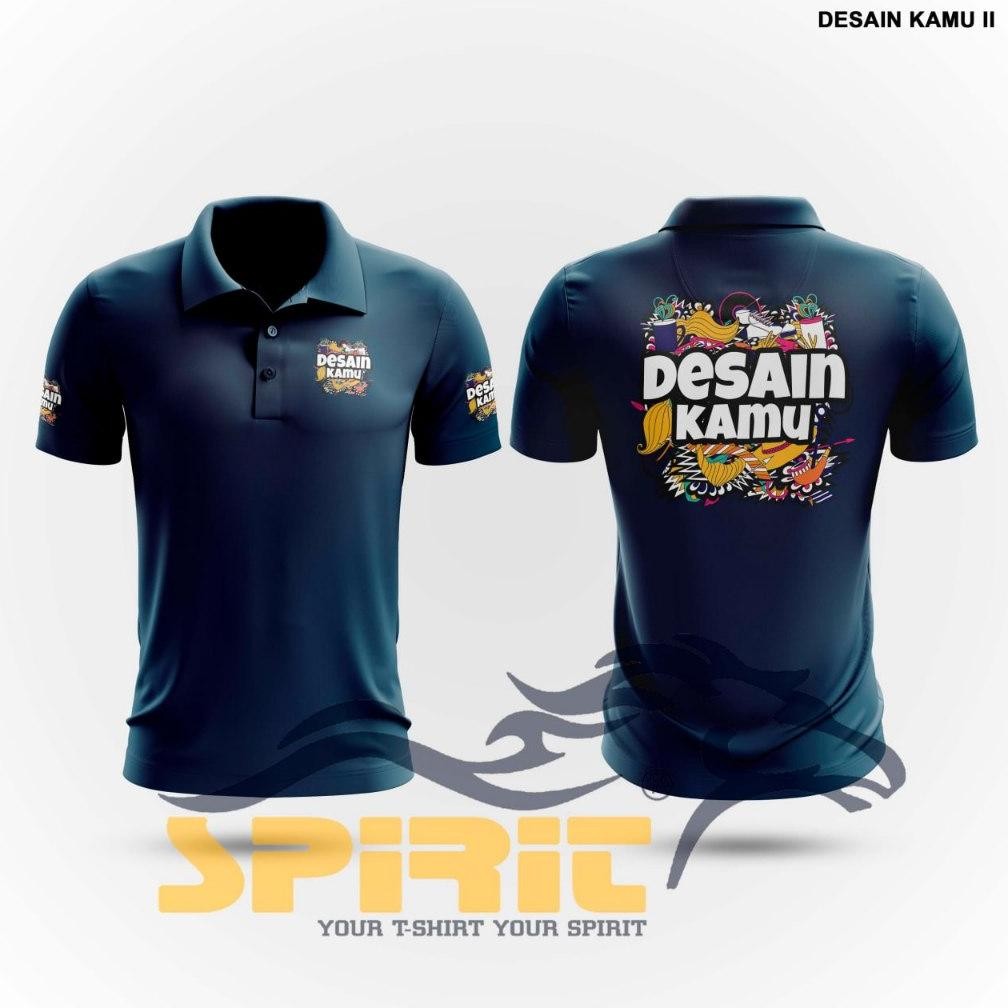 baju polo custom sablon desain sendiri kaos polo sablon dtf desain sendiri lengan pendek