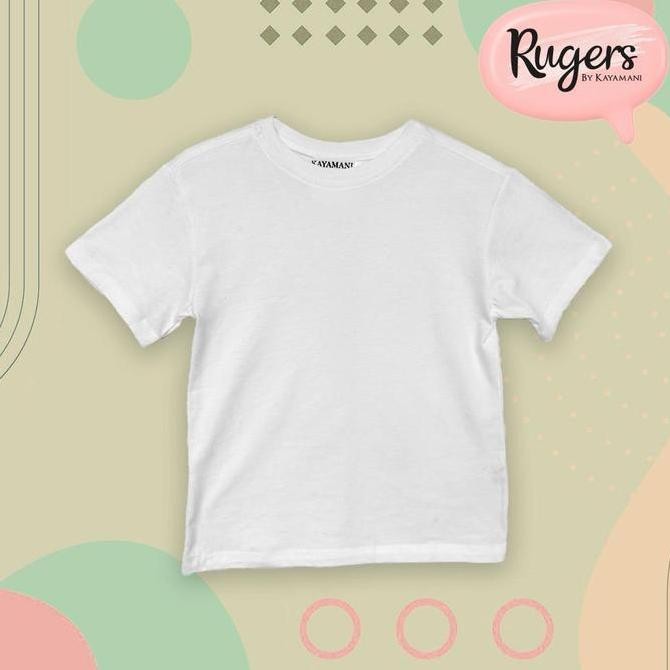 Rugers By Kayamani - Kaos Anak - Basic White