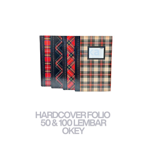 HARDCOVER FOLIO OKEY/   BUKU FOLIO BESAR/ BUKU BESAR