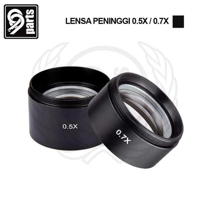 ENRIO- Lensa Peninggi Mikroskop / Lensa Bawah Mikroskop / Lensa Peninggi 0.5x / Lensa Peninggi 0.7x