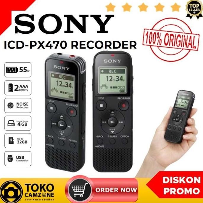 Sony ICD-PX470 / ICD PX470 Digital Voice Recorder