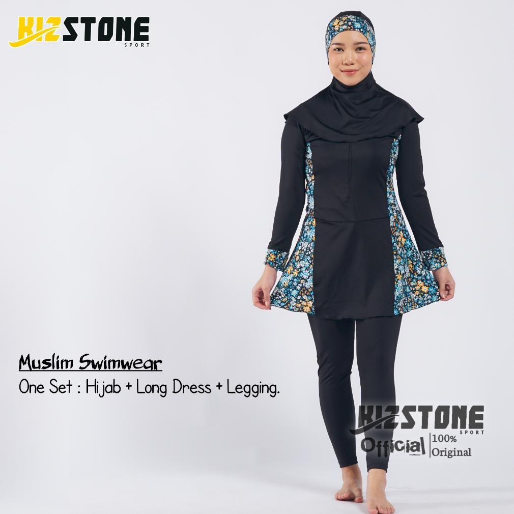 Baju Renang Muslimah Motif | Baju Renang Wanita