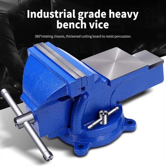ENRIO- Tool House GH54RF Catok Paron Ragum Besi 5 inch 125mm/5.3kg Bench Vice Vise Alat Jepit