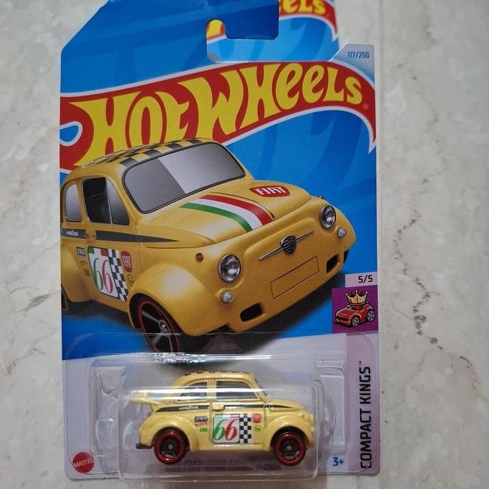 hotwheels 60s fiat 500d modificado