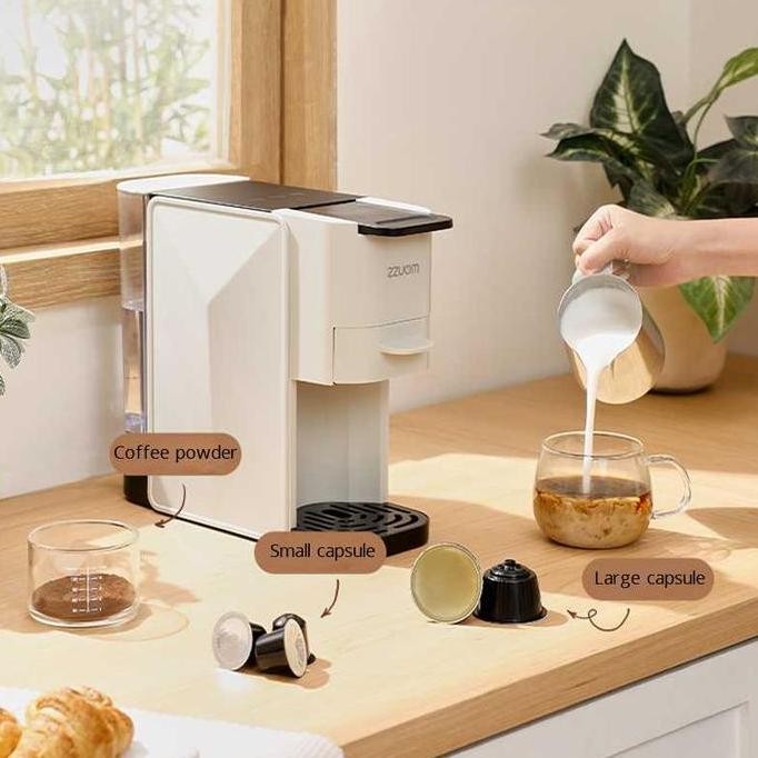 Mesin Kopi Espresso Semi Otomatis Cappucino Coffee Machine Zzuom