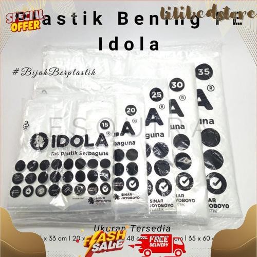 GROSIR Kantong Kresek Plastik PE Idola Transparant PEX