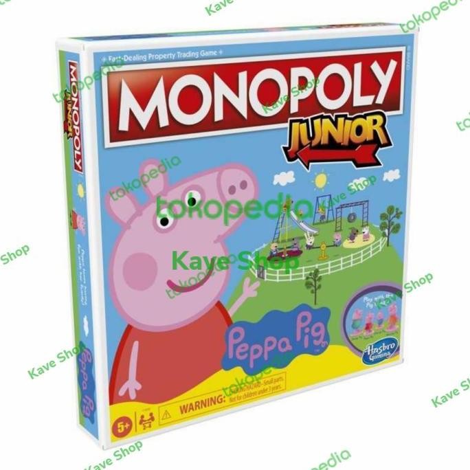 Monopoly Junior Peppa Pig Board - Monopoly My First Monopoly - Original - NEW