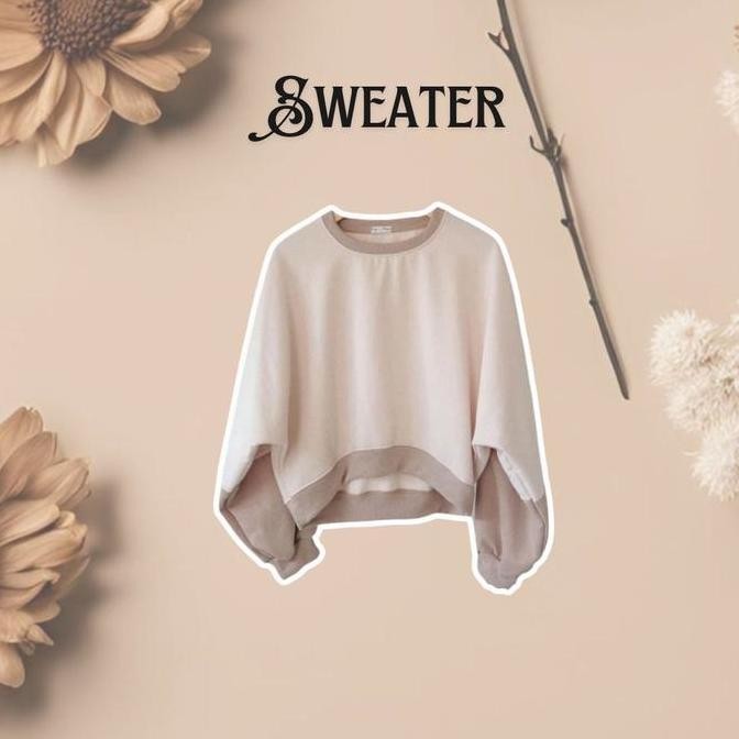 Setelan Wanita Hijab ( Sweater Coksu + Rok Cargo + Hijab ) Ootd Korean Style Kekinian E17