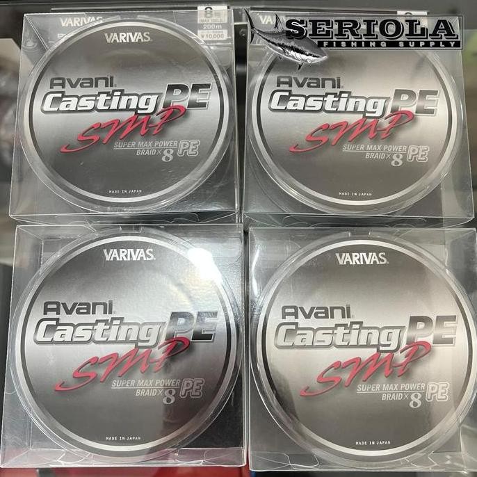 TERMURAH - PE VARIVAS AVANI CASTING PE SUPER MAX POWER X8 PE 8 200M