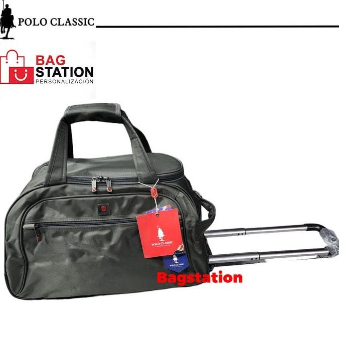 TAS DUFFLE TRAVEL BAG POLO CLASSIC ORIGINAL TAS CABIN TROLLEY TROLI TAS PAKAIAN TAS PRIA