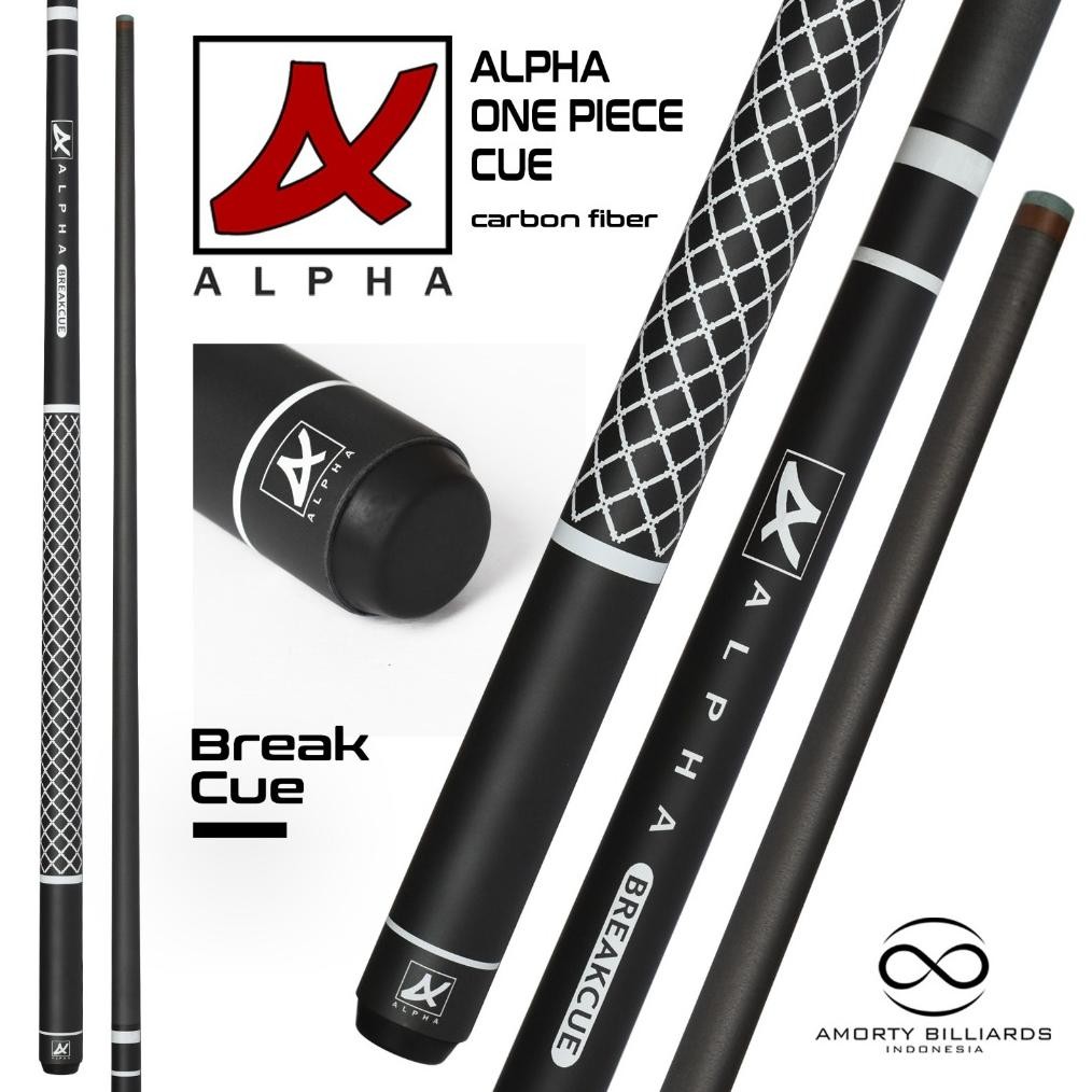 albertGokil- ALPHA CARBON 1 PIECE BREAK CUE / STICK BREAK BILLIARD