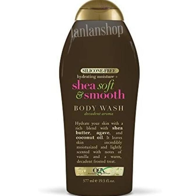 OGX hydrating moisture + shea soft & smooth body wash 577 ml 19.5fl.oz _LAN2