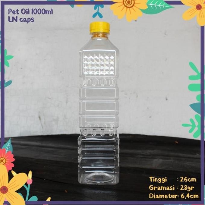 BOTOL PLASTIK PET MINYAK 950ML KEMASAN MINYAK SAYUR GORENG PET MURAH