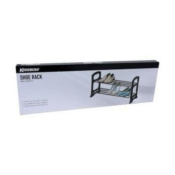 Krisbow Rak Sepatu Stackable 2 Tingkat - Hitam