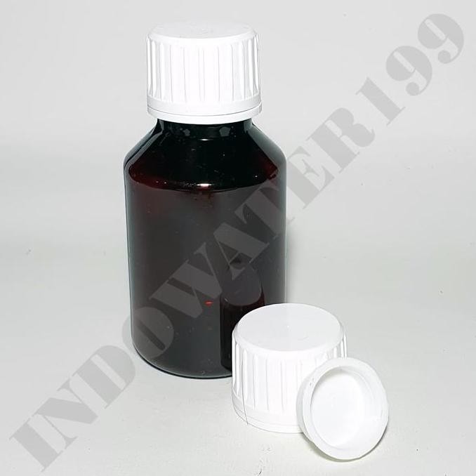 1000 BUAH BOTOL PLASTIK PS 100 ML WARNA AMBER