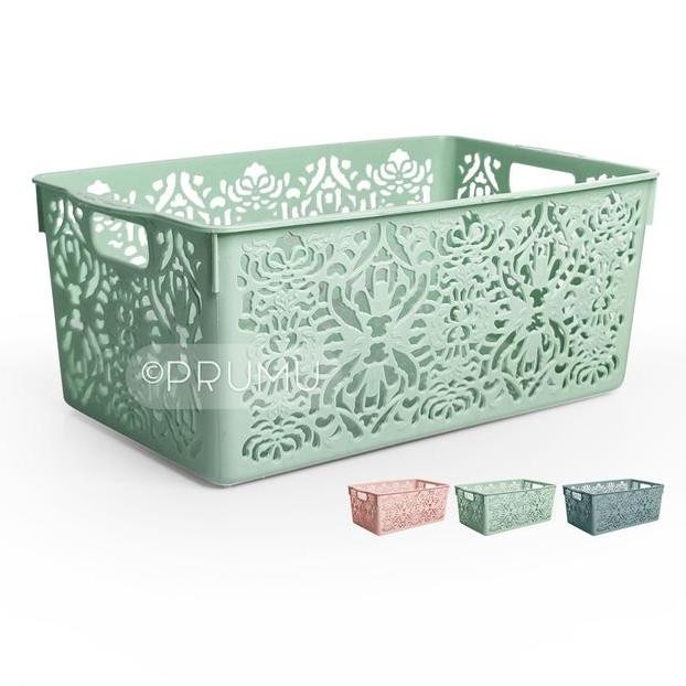 Grosir Keranjang Serbaguna Keranjang Plastik Kotak Serbaguna Keranjang Kecil Keranjang Penyimpanan W