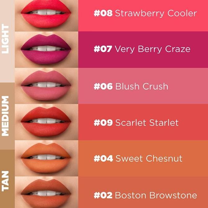 Rabbit Habit Velveteen Matte Lip Cream Natural Matte Finish, Smudge-Proof, Vegan & Cruelty-Free