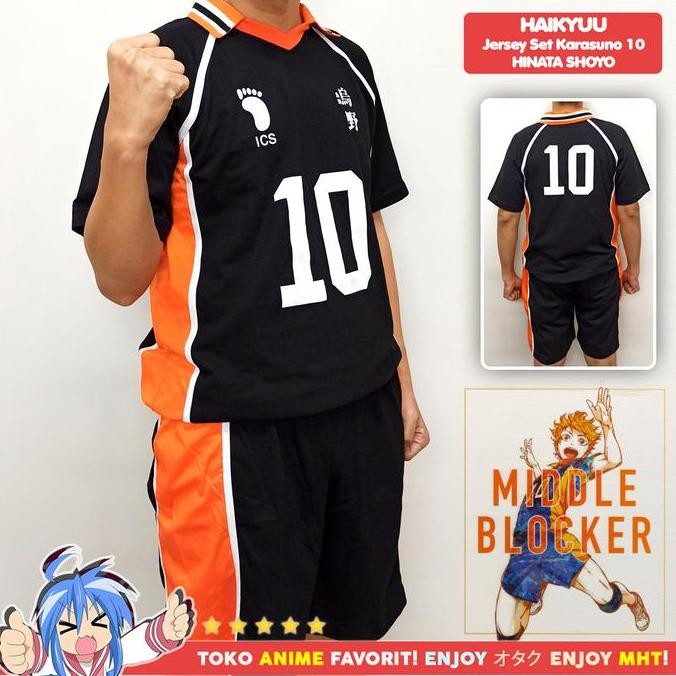 Haikyuu Karasuno Jersey No. 10