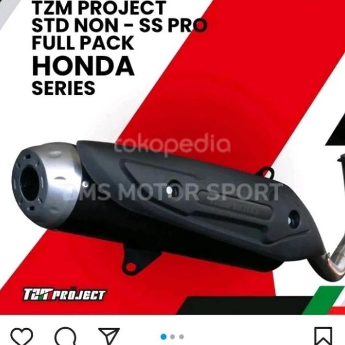 Promo knalpot tzm project std non-ss pro full pack pcx 150.ORIGINAL.. COD