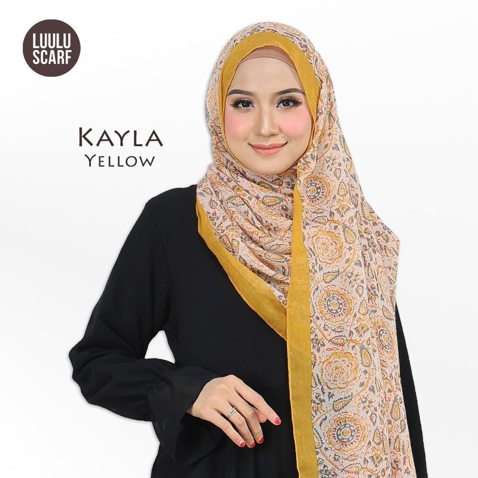 KAYLA - by Luulu Scarf - Pashmina Viscose Motif