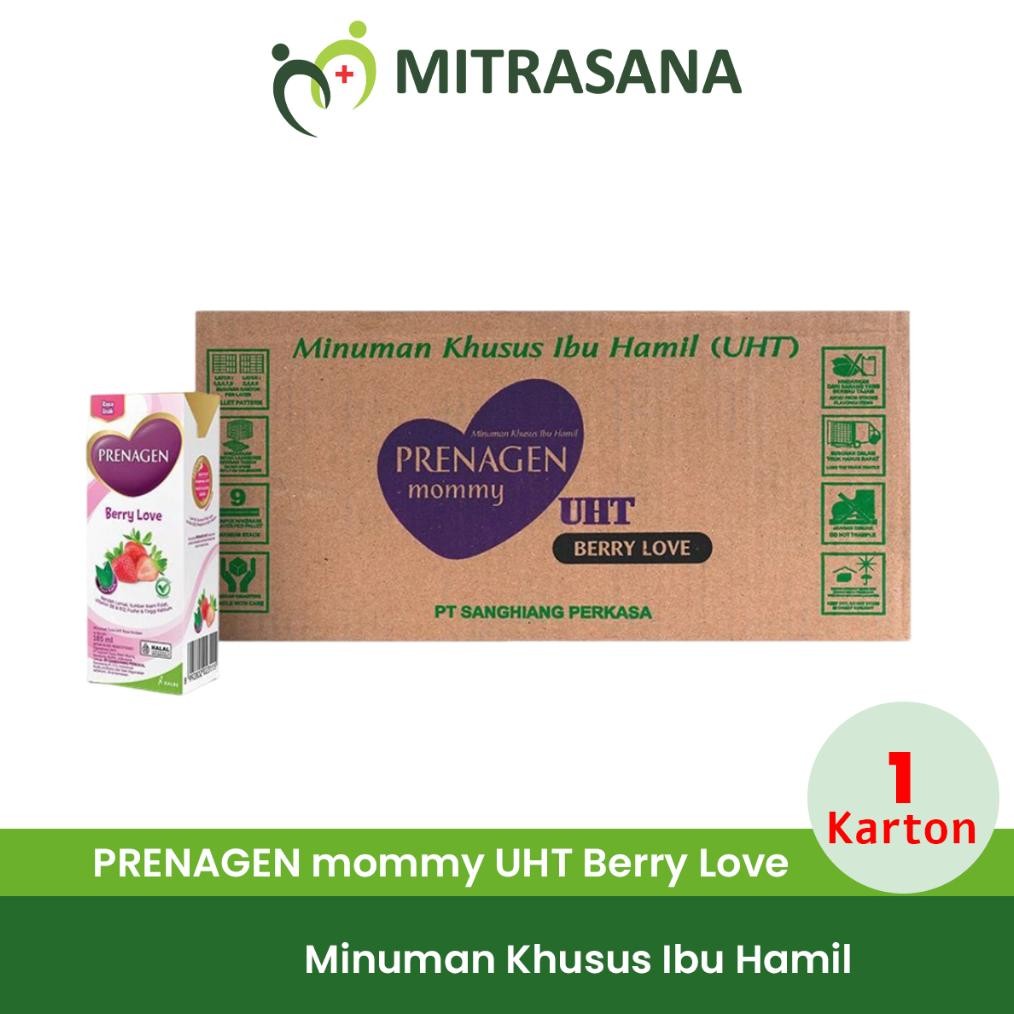 Prenagen Mommy Uht Berry Love 185Ml (1 Karton) - Nutrisi Ibu Hamil & Menyusui Original