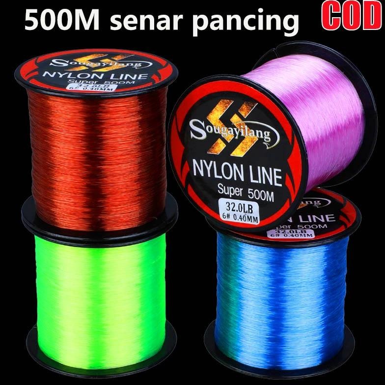 Sougayilang Senar Pancing 500m Pancing Nylon Pancing Senar Pancing Super Kuat For Joran Pancing