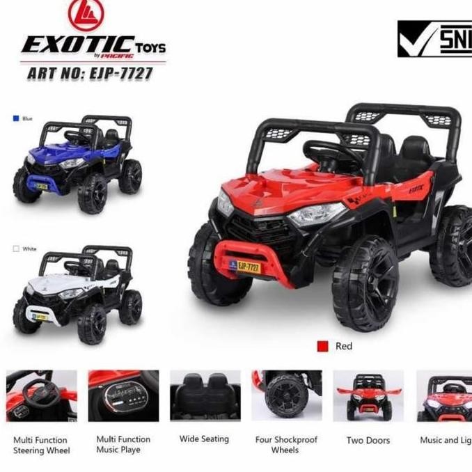 Mobil aki anak Exotic 7727 Ejp-7727 ejp7727 (Bisa gosend)
