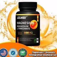 (Promo) Eelhoe Usa Magnesium L-Threonate 500Mg 60 Kapsul Brain Focus L Threonate Original