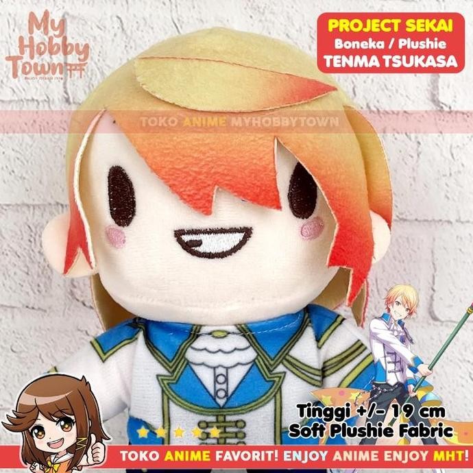 Boneka Anime Game Project Sekai Tsukasa Tenma Wonderlands x Showtime Pjsekai Puroseka Plushie Doll