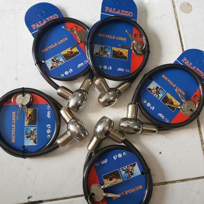 COD KUNCI SEPEDA - GEMBOK SEPEDA - RANTE SEPEDA KEPALA BESI