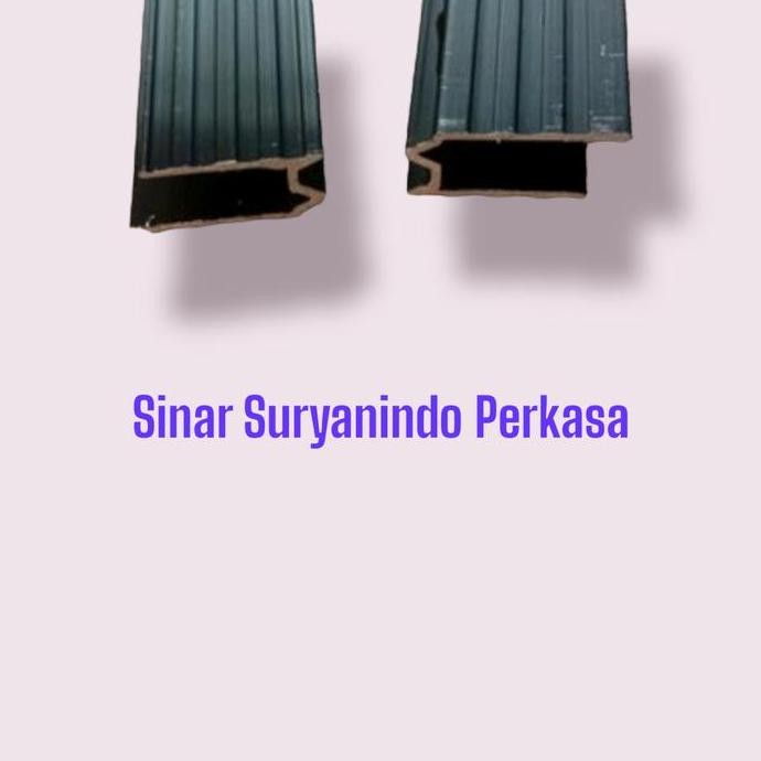 Promo Lis U Aluminium Hitam Hardcase Cod