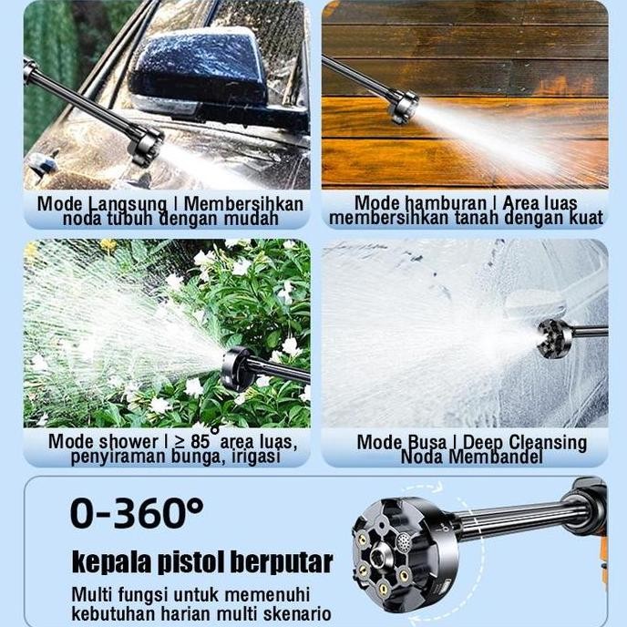 SINISTER- Reaim 688V 250Bar Mesin Cuci Steam Mobil dan Motor Baterai /Jet Cleaner / Alat steam cuci 