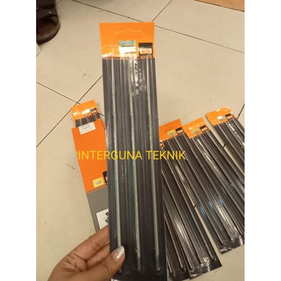 HASCHWALT- Kikir rantai chain saw asah Bahco sandflex set 3 pcs