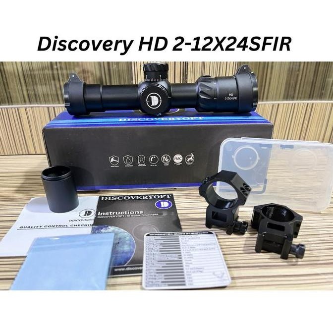 Telescope Teleskop Discovery Hd 2-12X24Sfir Ffp Kualitas Terbaik Harga Termurah