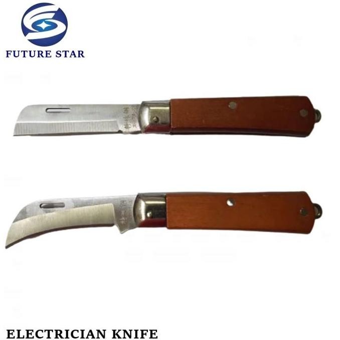 CHROLLO- Pisau Kabel Bengkok Lurus 8" Import / Pisau Kupas Kabel Lurus Bengkok - Lurus