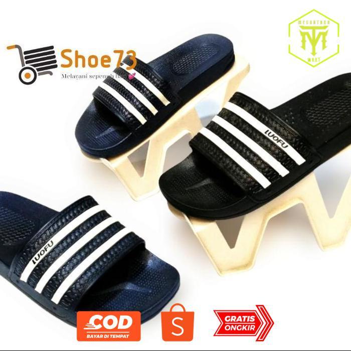 Promo fx-45 LUOFU 1106 - k1 ORIGINAL, Sandal slop jelly pria. Sendal slop cowok impor Premium Termur