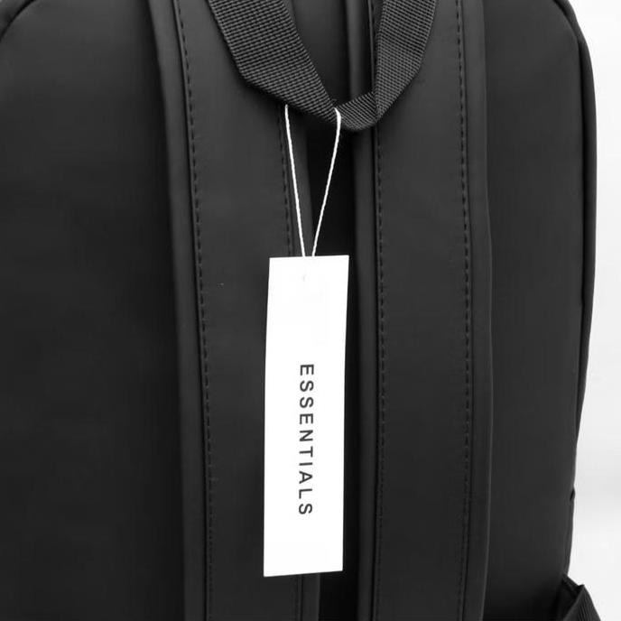 Tas Ransel Essential Fear Of God Basic Simple Original Black Backpack