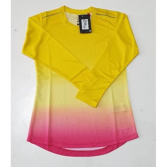 Promo Gonkmillerls - Baju Olahraga Wanita Lengan Panjang Kaos Senam Cewek Premium Atasan Sport Runni