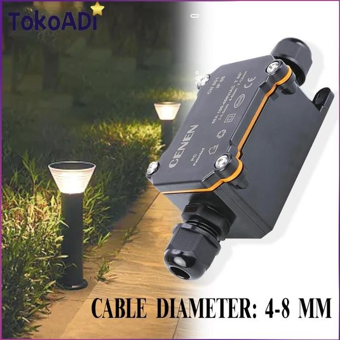 KAORU- Kotak Konektor Kabel Listrik IP68 Waterproof Junction Box Konektor Kabel Tahan Air