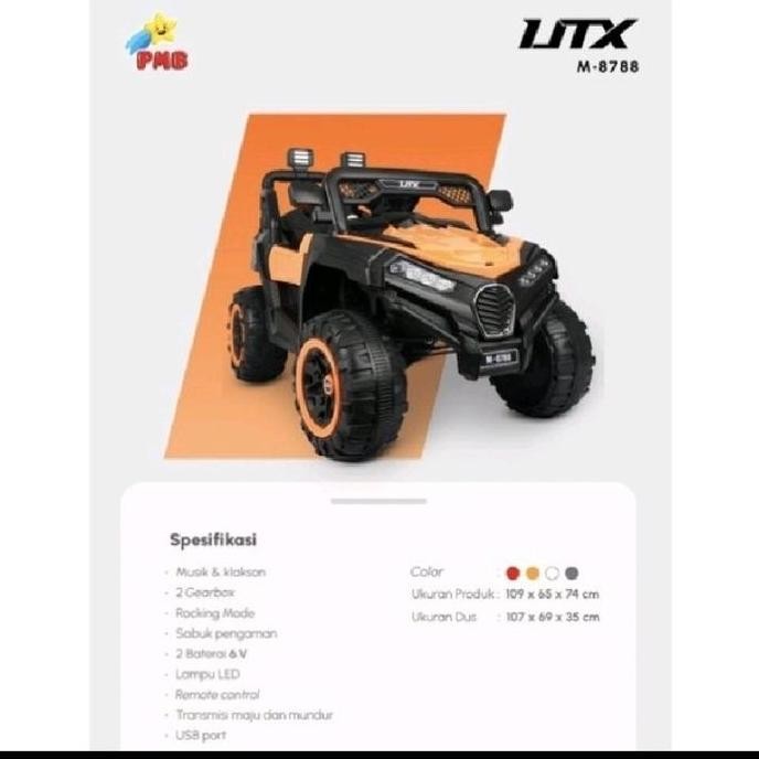 MOBIL AKI REMOT DAN MANUAL//MOBIL AKI JEEP 2 DINAMO BATERAI 12 VOLT//MOBIL AKI UTX PMB M 8788 IRF