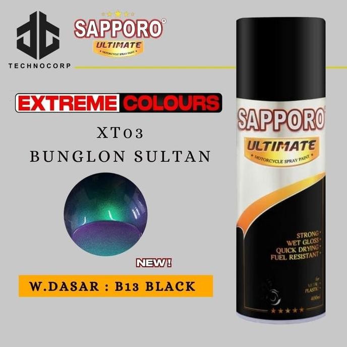 TERBARU - Cat Semprot SAPPORO ULTIMATE XT03 BUNGLON SULTAN